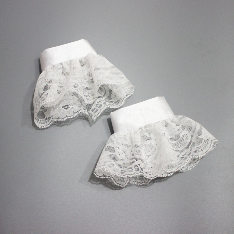 Tarpvalstybinė „Amazon Aliexpress“ scenos pasirodymų fotografija. 4 sluoksnių nėriniuota „Noble Palace“ netikra apykaklė.