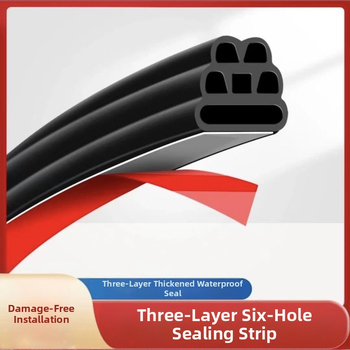 Automašīnas skaņas izolācijas sloksne, trīsslāņu durvju blīvējuma sloksne, B veida sabiezināta pārsega pretsadursmes gumijas sloksne, bagāžnieka putekļu necaurlaidīga modifikācija