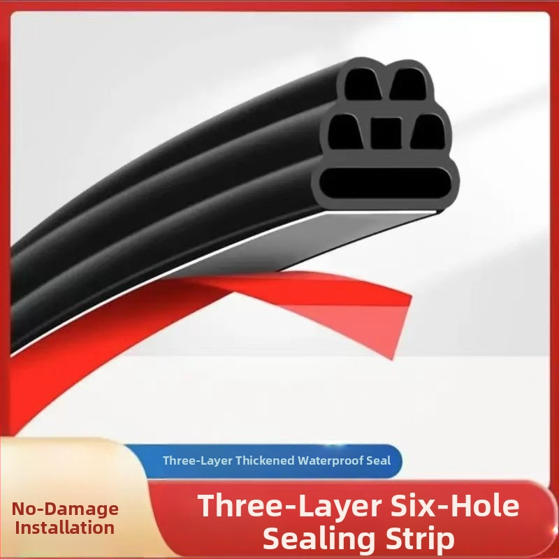 Automašīnas skaņas izolācijas sloksne, trīsslāņu durvju blīvējuma sloksne, B veida sabiezināta pārsega pretsadursmes gumijas sloksne, bagāžnieka putekļu necaurlaidīga modifikācija