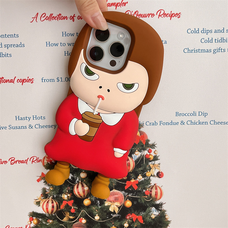 Érdekes szilikon sztereó Nara Beauty iPhone16/15PROMAX telefontok 14/13PRO Apple készülékhez