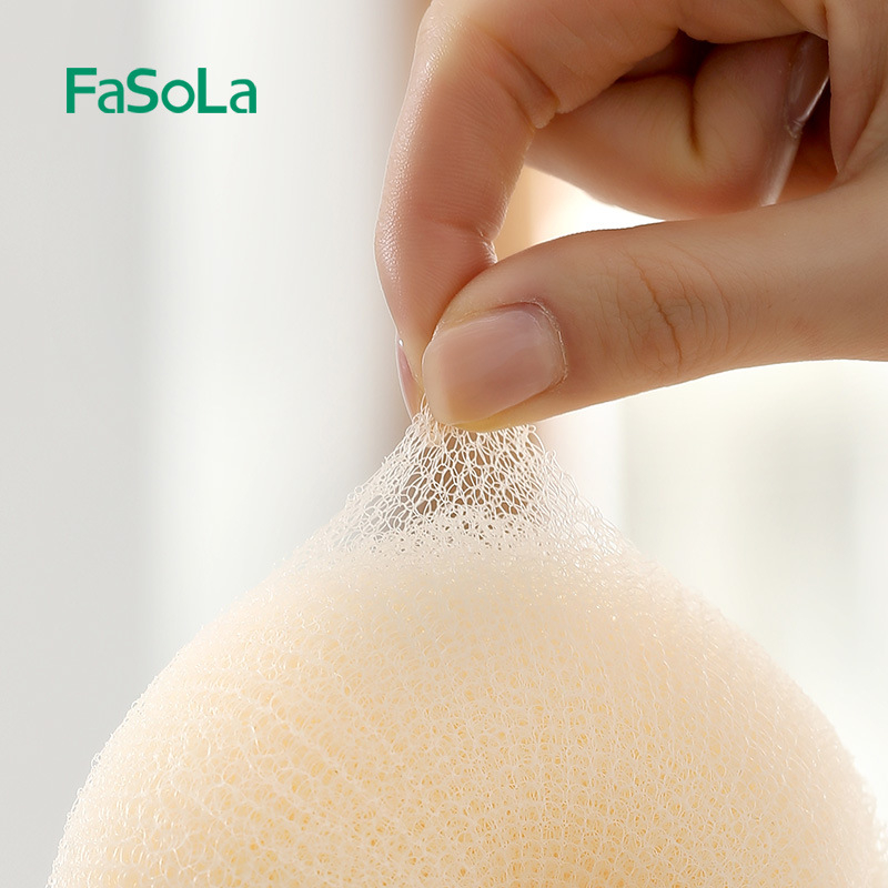 FaSoLa japán fürdő, fürdőgolyó, hátmasszázs, buborékháló, nem csillogó, szuper puha fürdőgolyó, fürdővirágok férfiaknak és nőknek