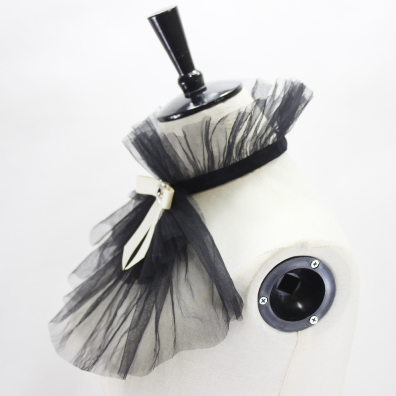 „Amazon AliExpress“ sprogimų našumo nuotraukų kaklo dekoracija retro teismo apykaklės tinklelio netikra apykaklė