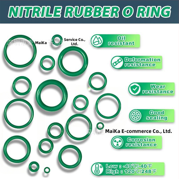 595 бр. O-образен гумен пръстен Dingqing гумен пръстен за автомобилен климатик гумен пръстен O-пръстен уплътнителен пръстен в кутия