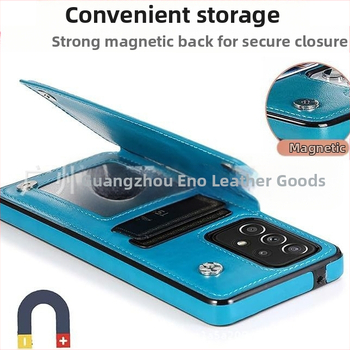 Japonské Letian populárne puzdro na mobilný telefón s prešívaním a bočnou prackou pre iPhone12, ručne vyrobené kožené puzdro na mobilný telefón s strapcom