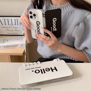 Carcasă de telefon mobil Apple XR până la 15Pro, tip carte, neagră, engleză, XR până la 13Pro, ediție Ultimate