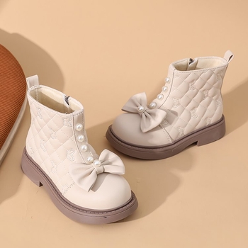 Bērnu zābaki 2025. gada rudenī Jauni, moderni bērnu zābaki ar biezu zoli, ikdienas, īsi meiteņu zābaki