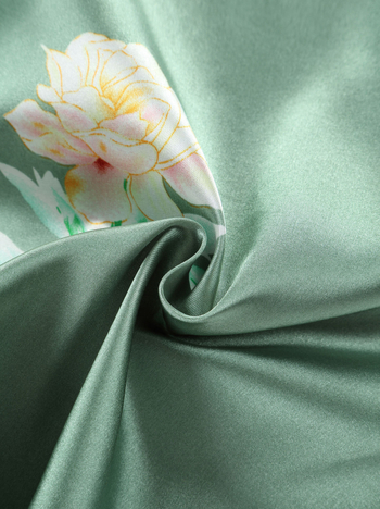 Iki 1615 m. ugniai atsparios vasaros ir pavasario vaikiškos pižamos su gėlių raštu, laisvalaikio ledo šilko namų drabužių kostiumas