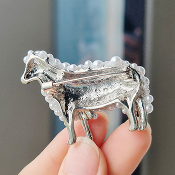 Μοντέρνα ευρωπαϊκή και αμερικανική ρετρό απλή μικρή καρφίτσα μαργαριταριών Mianyang χαριτωμένο ζώο ιδιοσυγκρασία καρφίτσα αξεσουάρ εργοστάσιο χονδρικής