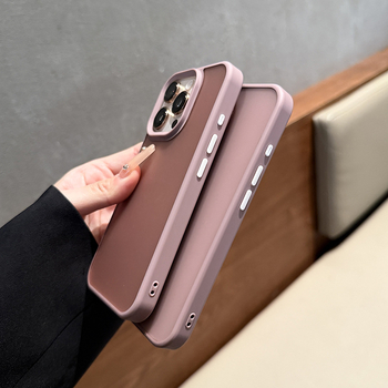 Apple 16 mobilā tālruņa maciņš, jauns, tumši pelēks, pūderkrāsas, iPhone16plus, matēts, caurspīdīgs, 15promax, viss iekļauts, 14 simple, 13 kritienizturīgs, augstas klases maciņš.