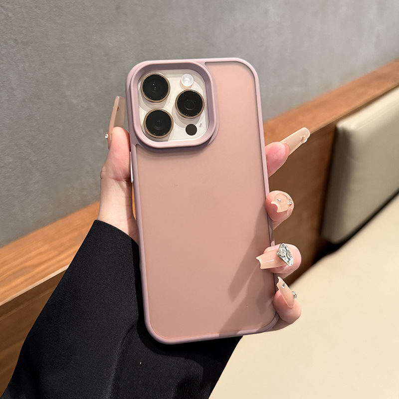 Apple 16 mobilā tālruņa maciņš, jauns, tumši pelēks, pūderkrāsas, iPhone16plus, matēts, caurspīdīgs, 15promax, viss iekļauts, 14 simple, 13 kritienizturīgs, augstas klases maciņš.