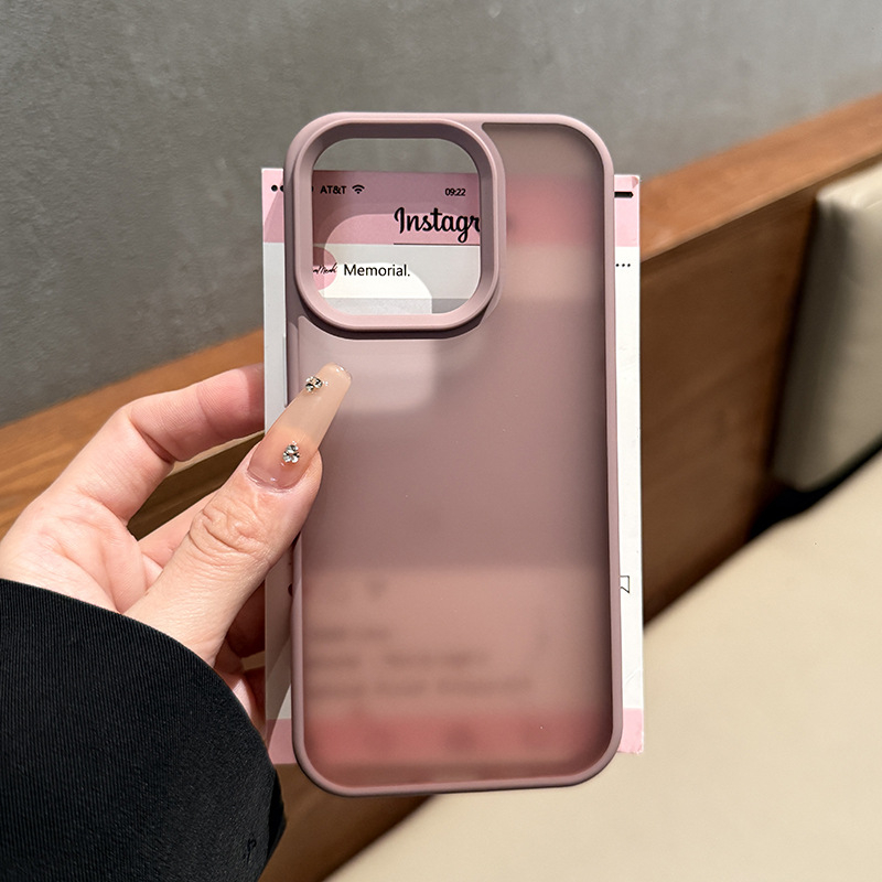 Apple 16 mobilā tālruņa maciņš, jauns, tumši pelēks, pūderkrāsas, iPhone16plus, matēts, caurspīdīgs, 15promax, viss iekļauts, 14 simple, 13 kritienizturīgs, augstas klases maciņš.