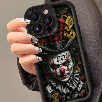 Защитен калъф Chao Brand Personality Hat Clown за iPhone 15promax за Apple 14/13 Europe and America 11/12 Soft