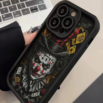 Защитен калъф Chao Brand Personality Hat Clown за iPhone 15promax за Apple 14/13 Europe and America 11/12 Soft