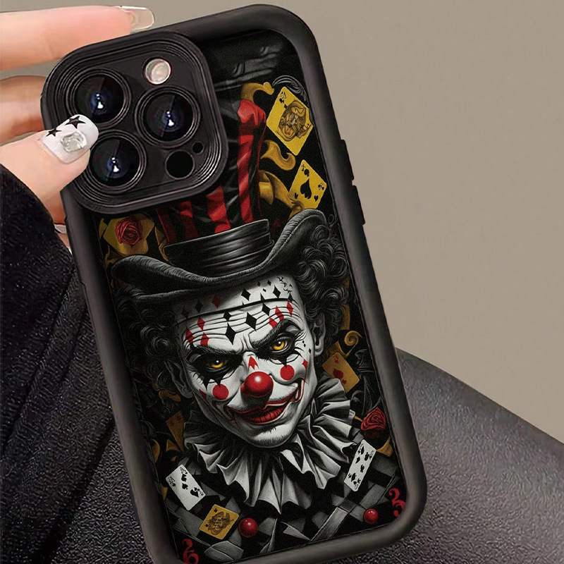 Защитен калъф Chao Brand Personality Hat Clown за iPhone 15promax за Apple 14/13 Europe and America 11/12 Soft
