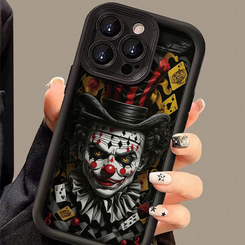 Husă de protecție pentru iPhone Chao Brand cu pălărie de clovn și personalitate, moale, pentru Apple 14/13, Europa și America 11/12, model 15promax