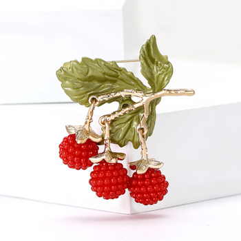 Κορεατικό στυλ δημιουργικό κράμα σμάλτο βατόμουρο κρεμαστό κόσμημα καρφίτσα εξαιρετικό ευέλικτο γυναικείο κοστούμι ζακέτα κορσάζ κοσμήματα καρφίτσα