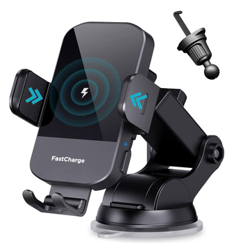 „Amazon“ populiarus oro išleidimo angos automobilio belaidis įkrovimo laikiklis 15 W greito įkrovimo automobilio mobiliojo telefono įkrovimo išmaniojo jutiklio laikiklis