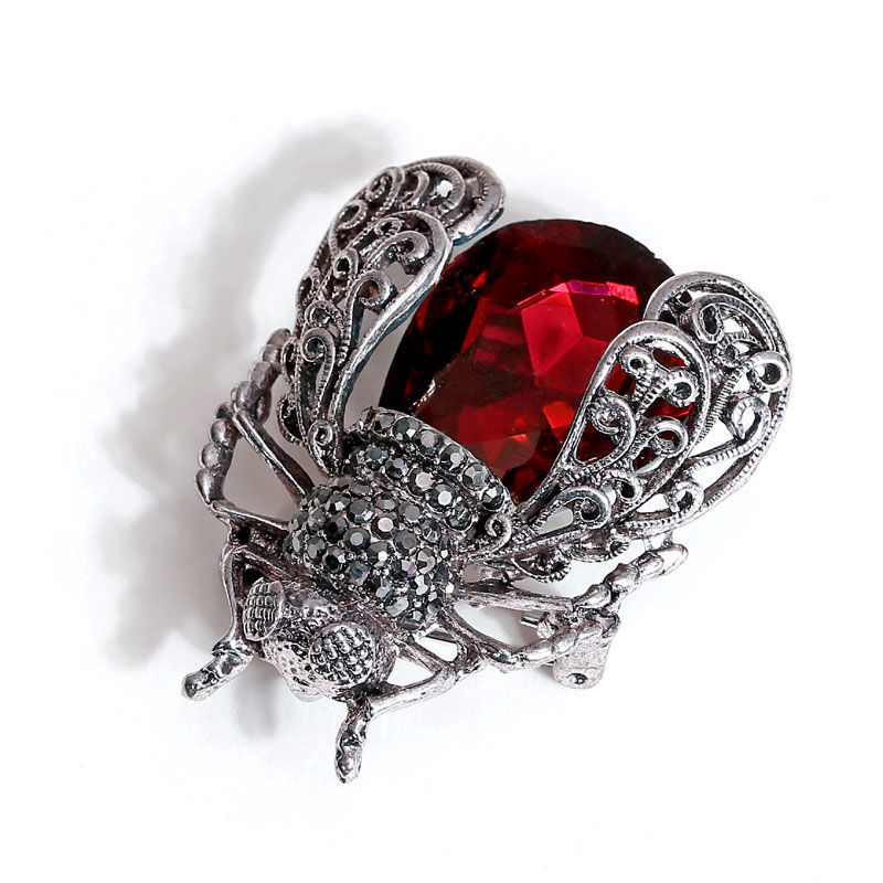 Nauja personalizuota vabzdžių sagės aksesuarai, akrilinis stiklas, auksinė cikada, unisex sagės segtukas, vintažinė