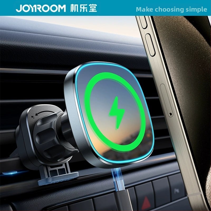 Machine Hall 15W magnetiline juhtmevaba laadimisega auto mobiiltelefoni hoidik õhuava universaalne laadimisega mobiiltelefoni hoidik piiriülene