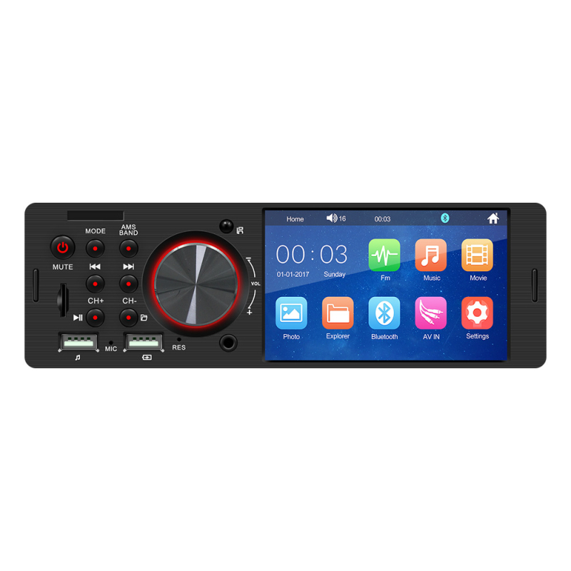 HD 4,1 collu skārienekrāna automašīnas Bluetooth MP5 atskaņotājs daudzfunkcionāls automašīnas FM radio bezzudumu mūzika