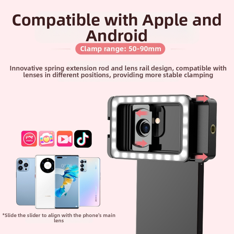 Производител на едро за мобилни телефони, макро запълваща светлина с висока разделителна способност, татуировка на вежди, мигли, сукулентен маникюр, насекоми, бижута, снимане на живо