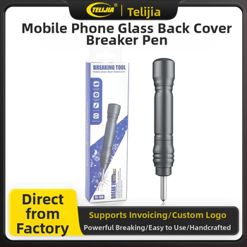 Демонтаж на заден капак, златен химикал, почистване на писалка, мобилен телефон, артефакт от удари по екрана за стъклен заден капак на камерата на Apple