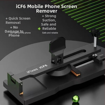 ✅ -Icf6 Инструмент за отстраняване на екрани без нагряване за ремонт на мобилни телефони с вендуза за отваряне и разглобяване на екрани на мобилни телефони