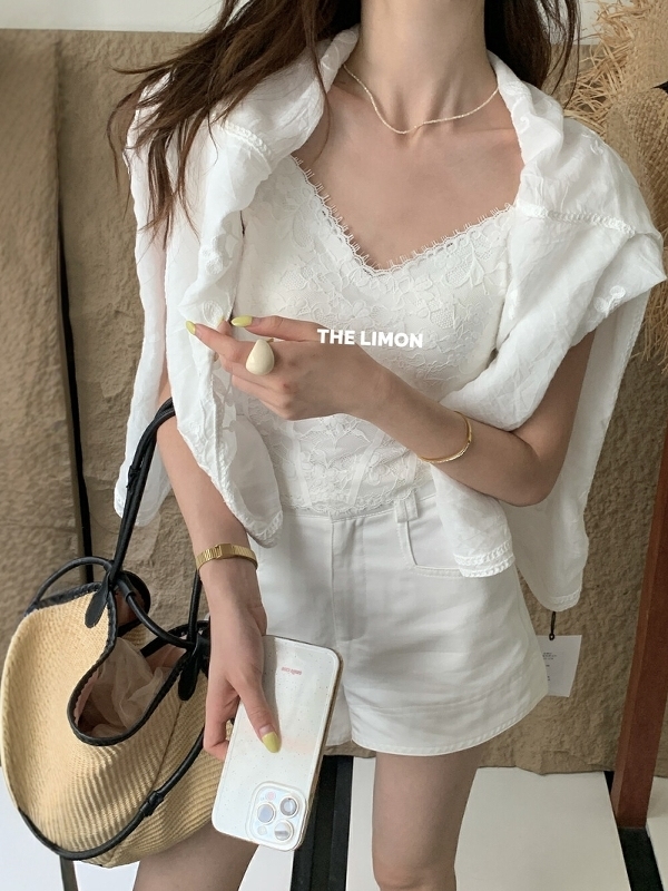 „Limon Lemon Green Tea“ vasaros mados dizainas, tingus, laisvas liekninamasis įvaizdis, universalūs siuvinėti marškinėliai nuo saulės moterims.