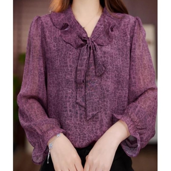 Košulja s naramenicama 2025. Nova majica s V-izrezom i dugim rukavima, ženska osnovna košulja