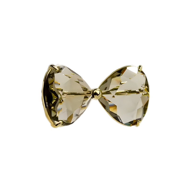 Išskirtinė krištolo kaspino sagė su apsauga nuo akinimo, aukštos klasės, madinga moteriška paprasta apykaklės segtuko fiksuota drabužių aksesuarų sagtis