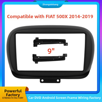 Piemērots Fiat 500X daudzpusīgajam rāmja kronšteinam ar Android liela ekrāna navigācijas rāmja audio modifikācijas paneli