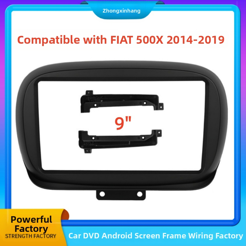 Compatibil cu Fiat 500X, suport cadru versatil, Android, ecran mare, cadru de navigație, panou de modificare audio