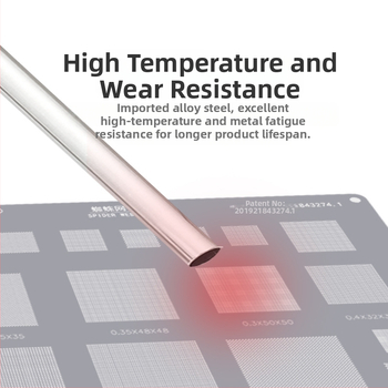 Antxin Устойчива на висока температура Универсална метална мрежа за засаждане с квадратни отвори и заоблени ъгли, устойчива на удари 0,3/0,35/0,4/0,5, многофункционална мрежа