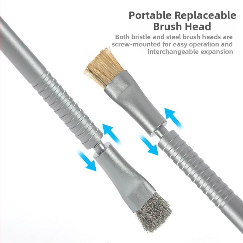 Oprava mobilných telefónov Kaliarenská kefa Čistenie základných dosiek Drôtená kefa Čistiaca kefa na integrované obvody Čistiaca kefa na dosky plošných spojov