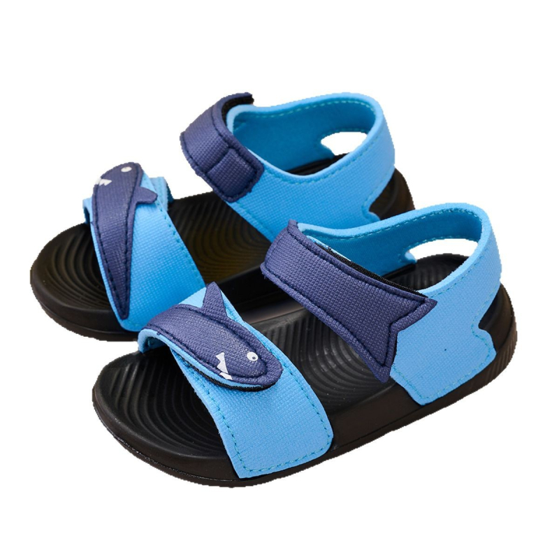 Zēnu vasaras un rudens jaunās modes, ērtas, modernas, ikdienišķas, vieglas un elpojošas bērnu sandales, neslīdošas, ikdienišķas un daudzpusīgas