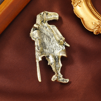 Ευρωπαϊκή και αμερικανική δημιουργική καρφίτσα ιππότη με ενσωματωμένο διαμάντι, ανδρικό κοστούμι, επίσημη ένδυση, κορσάζ, καρφίτσα, ιδιοσυγκρασία, προσωπικότητα, ζώα, ρούχα, κοσμήματα