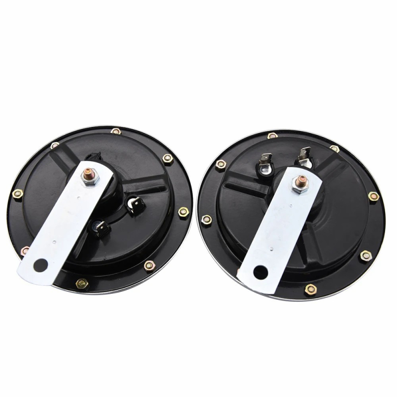 на склад и бърза доставка автомобилен клаксон 12V галванизиран клаксон за басейн, високомощен автомобилен клаксон с висок басов звук и капак