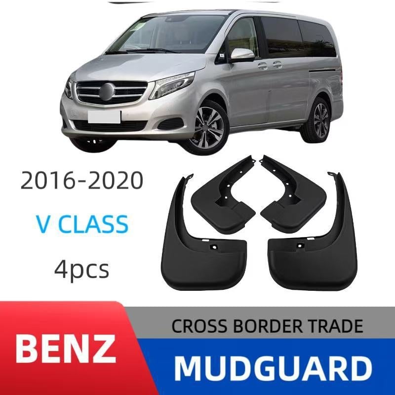 Piemērots Mercedes-Benz V klases 2016.–2020. gada eksporta pārrobežu dubļu sarga automašīnas riepu spārnam