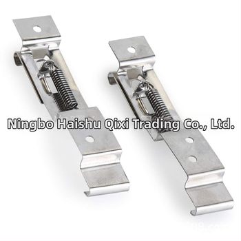 Πλαίσιο πινακίδας κυκλοφορίας ρυμουλκούμενου από ανοξείδωτο χάλυβα, κάλυμμα πινακίδας κυκλοφορίας για κάμπινγκ RV, σταθερό μεγάλο ελατήριο τύπου