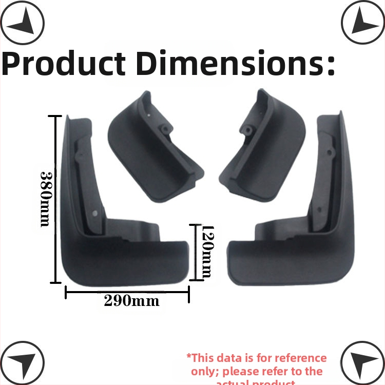 Подходящ за калник Volkswagen Matvey Kailuwei T5T6T7, аксесоари за модификация на автомобил, мека гума