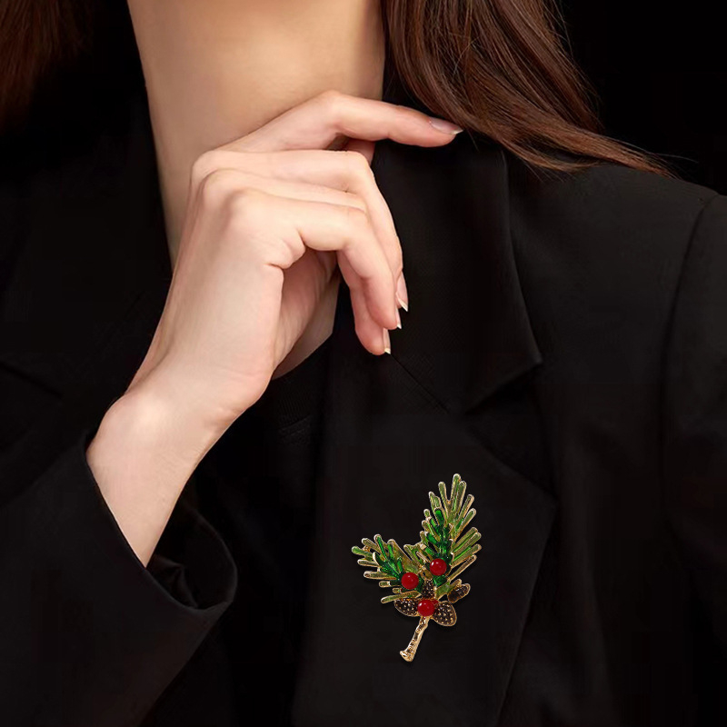 Kalėdinių lapų segtukų, skirtų lengvojo lydinio lašams, urmu, odiniai, drobiniai, drobiniai, odiniai, madingi, su atspalviu, drobiniai, od ...