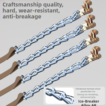 Rūpnīcas tiešā pārdošana Jauna automašīna Pretslīdes ķēde automašīnai bezceļu transportlīdzekļiem SUV sniega riepu universāla avārijas ķēde
