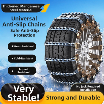 Rūpnīcas tiešā pārdošana Jauna automašīna Pretslīdes ķēde automašīnai bezceļu transportlīdzekļiem SUV sniega riepu universāla avārijas ķēde