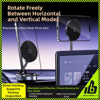 „Boneruy“ automobilinio įkroviklio belaidis įkrovimo laikiklis vakuuminės adsorbcijos darbalaukio laikiklis biuro navigacijos automobilinis laikiklis