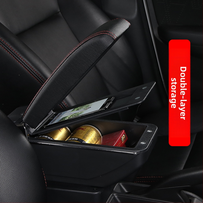 Подходящ за Skoda Crystal Sharp, кутия за подлакътник FABIA 07-14, стар централен подлакътник Crystal Sharp, аксесоари за модификация на автомобили