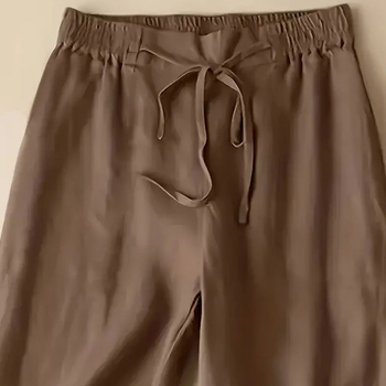Пролетни и летни едноцветни прави панталони, ежедневни панталони с връзки и висока талия, ежедневни широки панталони, свободни, слим крой, дамски плъзгащи се панталони
