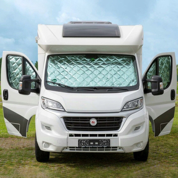 Fiat Ducato RV iekšējais saulessargs, daudzslāņu alumīnija plēves kokvilnas ūdensnecaurlaidīgs saules aizsargs, Apvienotās Karalistes un Eiropas karstā izpārdošana