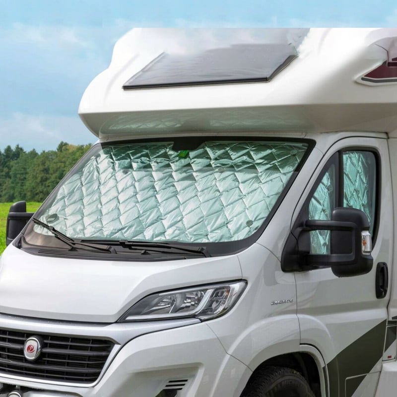 Parasolar interior pentru rulote Fiat Ducato, folie multistrat de aluminiu, bumbac, impermeabil, protecție solară, Marea Britanie, Europa, vânzare fierbinte