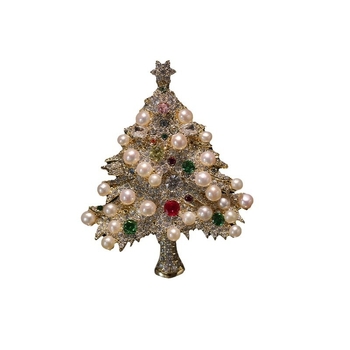 Lingxin Κοσμήματα Πρωτότυπο Σχεδιασμός Πολύχρωμη Καρφίτσα με Ζιργκόν και Μαργαριτάρια Υψηλής ποιότητας Πολυτελές Κομψό Κορσάζ Γυναικεία Αξεσουάρ Ρούχων