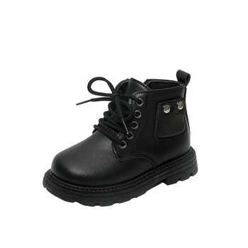 Meiteņu zābaki 2025. gada rudenī Jauni zēnu viengabala zābaki Britu stila bērnu zābaki Rudens un ziemas eksporta ikdienas īsie zābaki